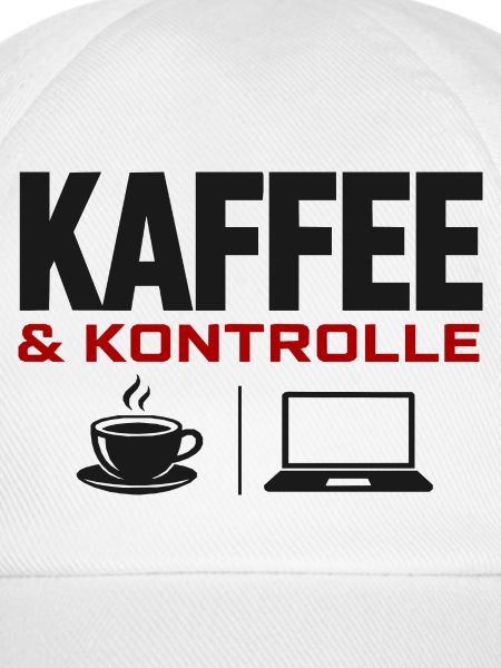 Kaffee & Kontrolle Laptop-Design