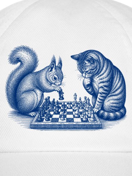 Eichhörnchen Katze Schach