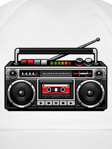 Retro Boombox Grafik