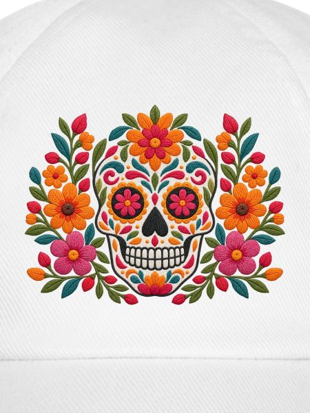 Floral Sugar Skull Burst