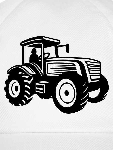 Traktor mit Fahrer Symbol