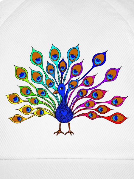 bunter Pfau