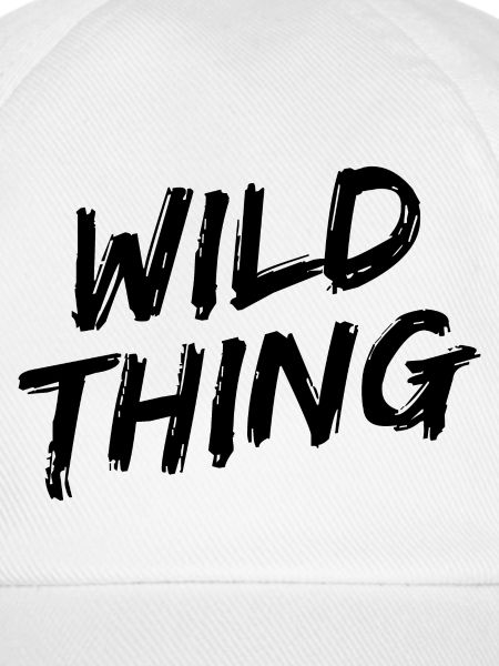 "Wild Thing" Schwarze Pinselschrift