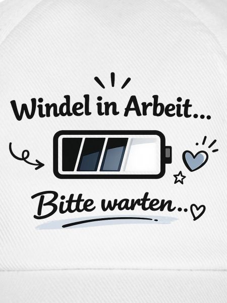 Windel in Arbeit - Bitte warten