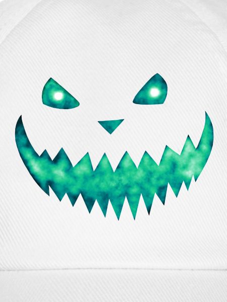 Kürbisfratze Türkis - Eisiges Halloween Gesicht