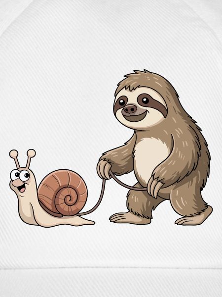 Faultier und Schnecke