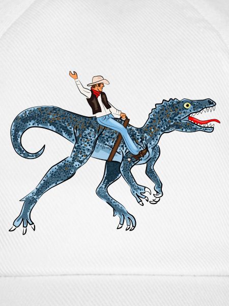 Abenteuerlicher Dinosaurier-Reiter