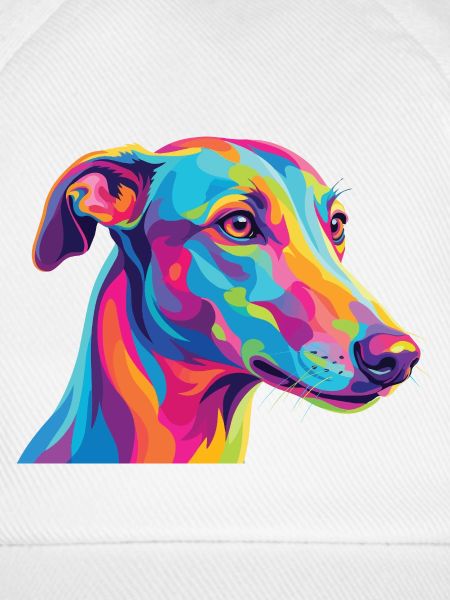 Aquarell Windhund Bunte Windhund-Kunst