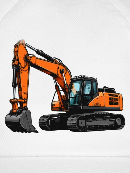  Bagger auf Baustelle