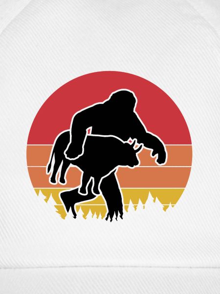 Sasquatch Stier Retro-Look