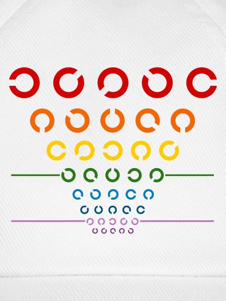 Regenbogen Sehtest