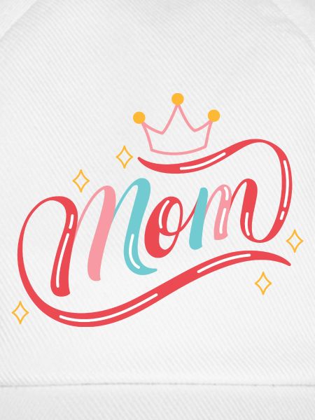 Kronen-Mama-Regenbogenschrift