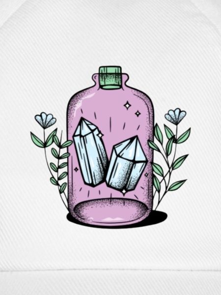 Botanische Flieder-Diamantflasche