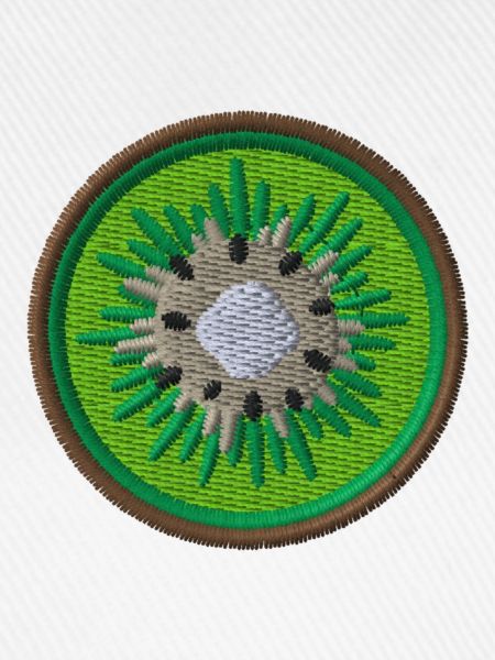 Kiwi bestickt