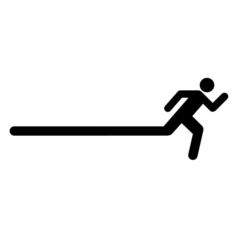 Run fast man