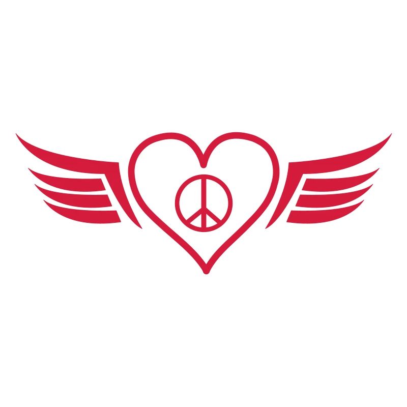 Heart Wings Peace