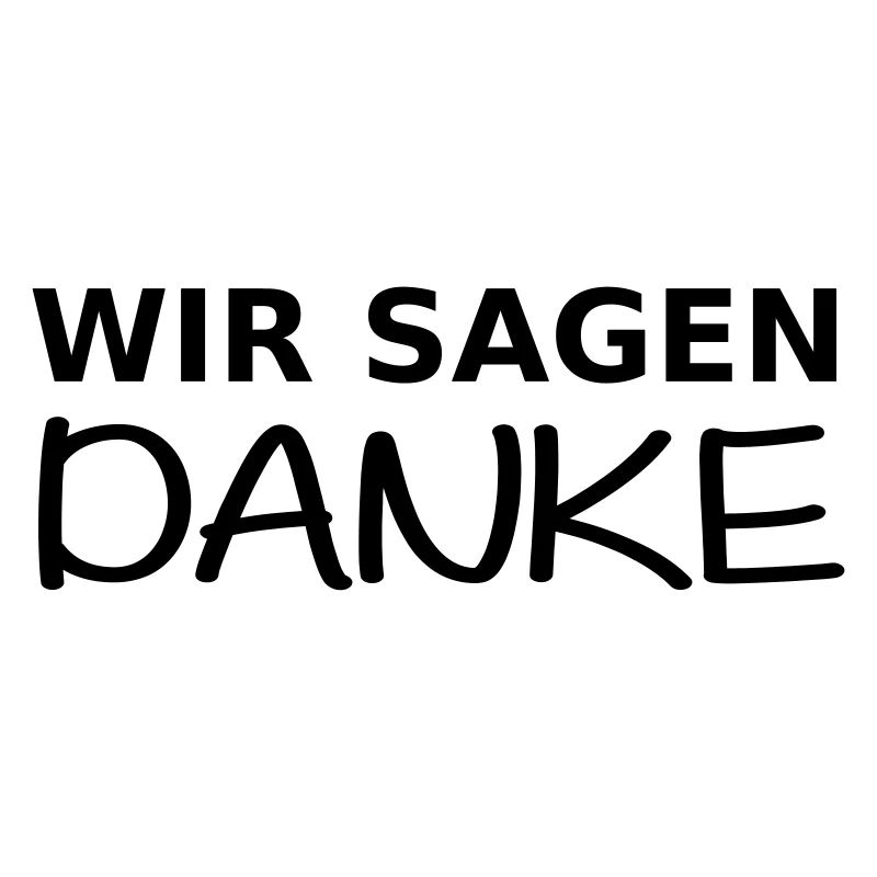 Wir sagen Danke