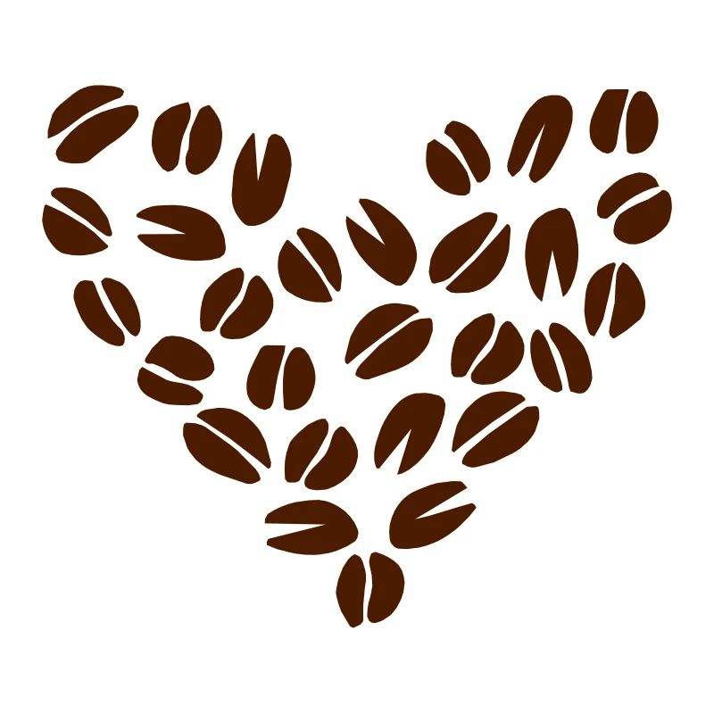 Kaffeebohne Herz