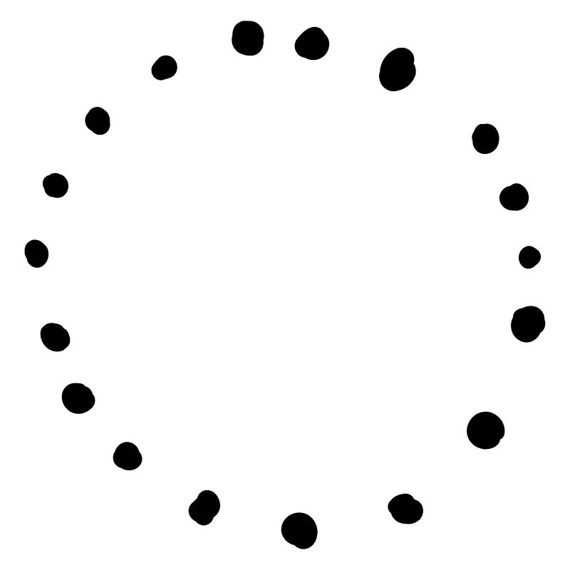 Cercle points signes