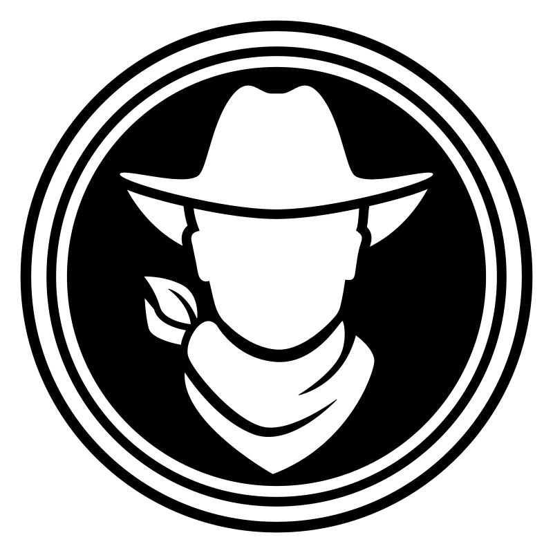 Cowboy western head