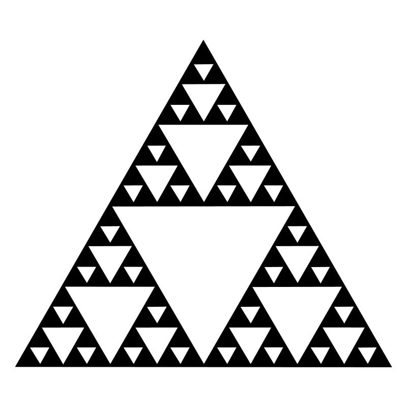 Sierpinski triangle - fractale