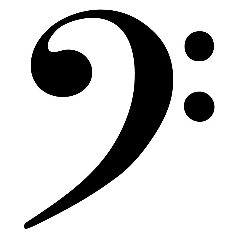 cle de fa note musique