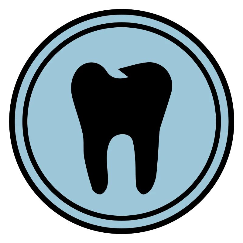Symbole de l’icône de dent