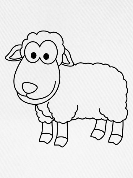 Sheep Comic Animal