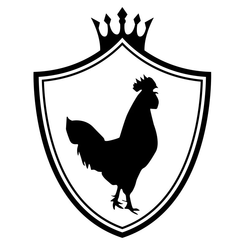 hahn silhouette wappen