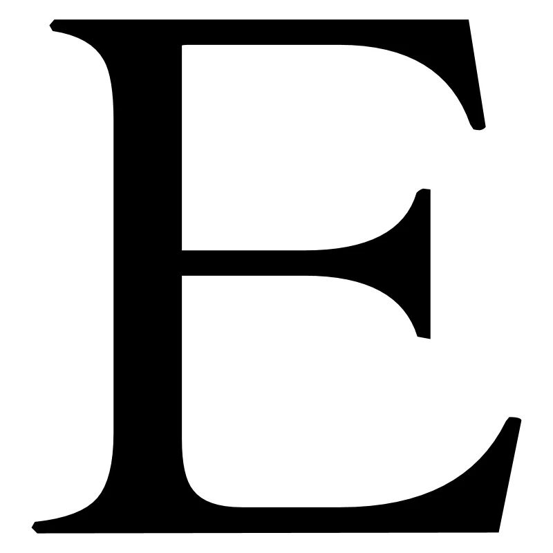 e