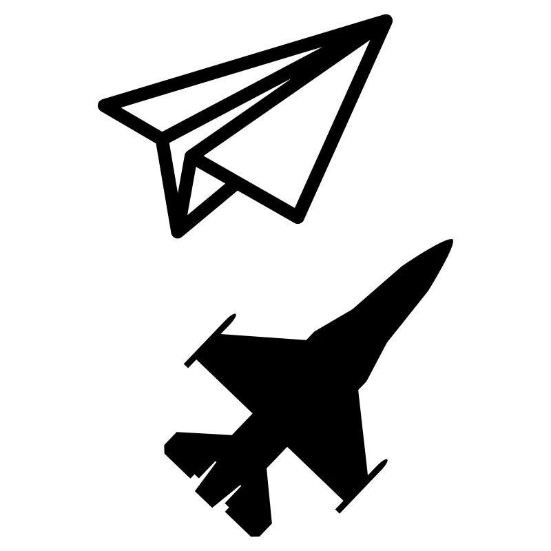 Papierflugzeug - Die Seele des Kindes zu halten