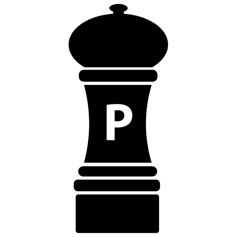 Black pepper mill / gift idea