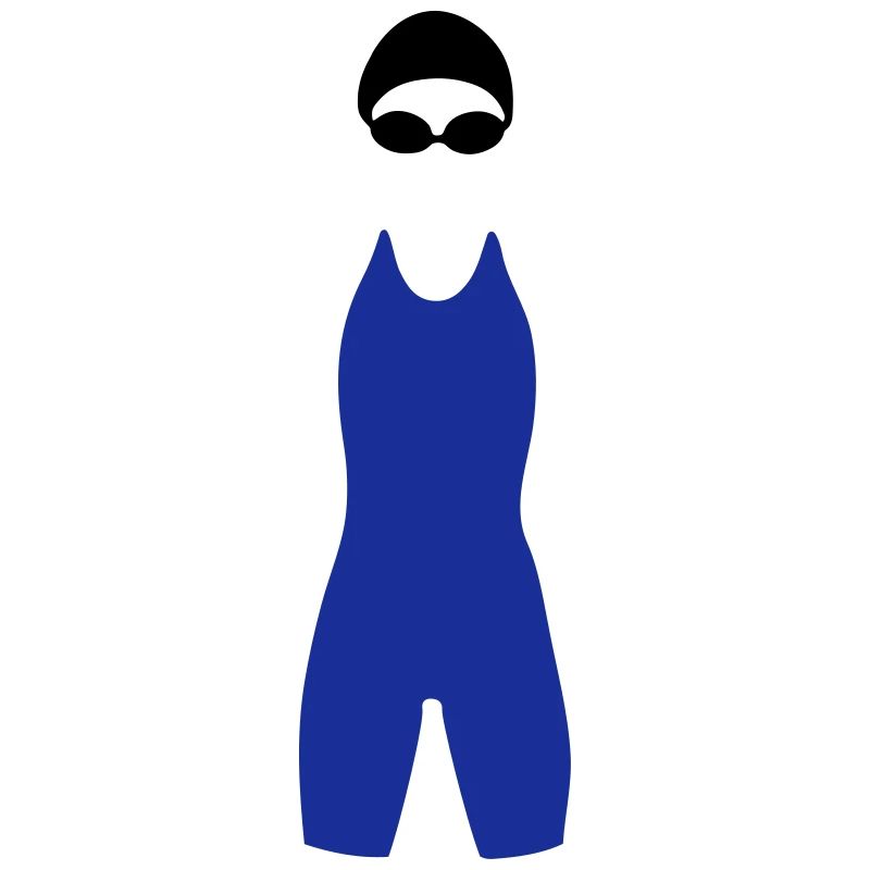Nageur, silhouette