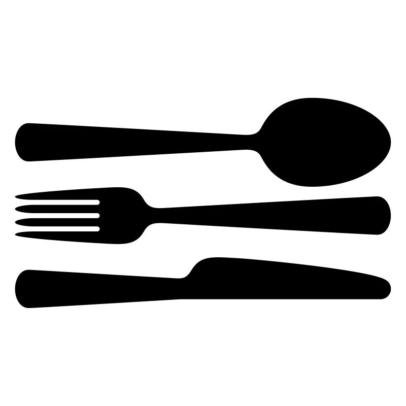 Löffel, Gabel und Messer
