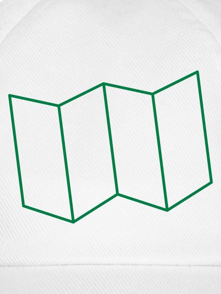folded map outline folds