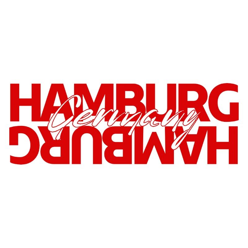 Hamburg Germany Bold Typography