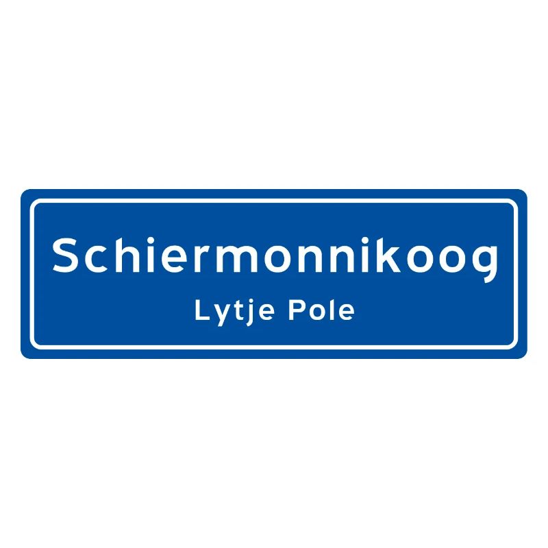 Panneau de nom de lieu Schiermonnikoog