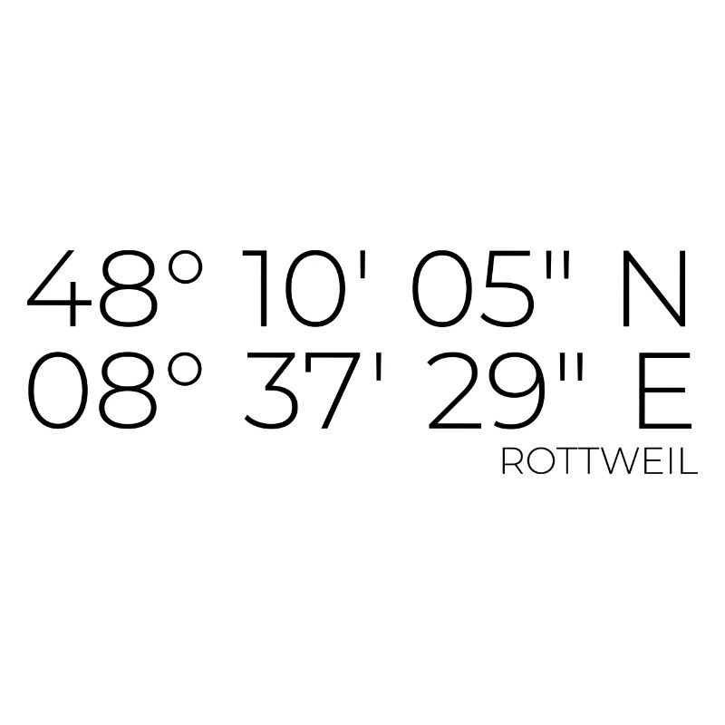 Coordinates Rottweil