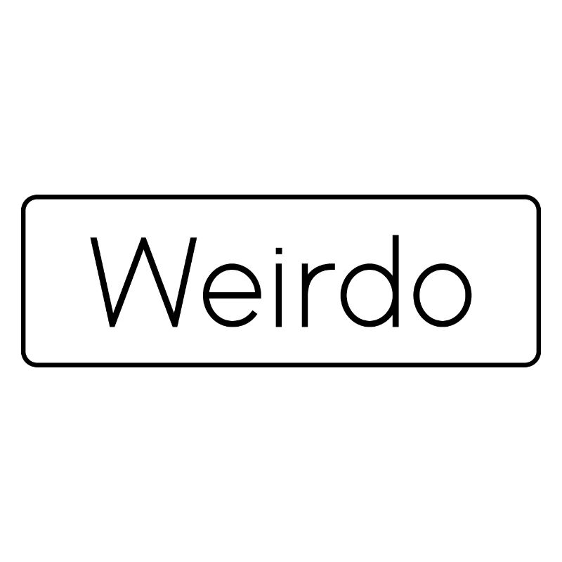 Weirdo Minimalist