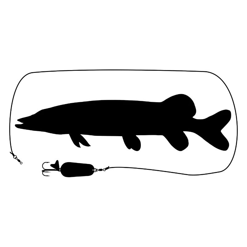 Pike with spoon blinker