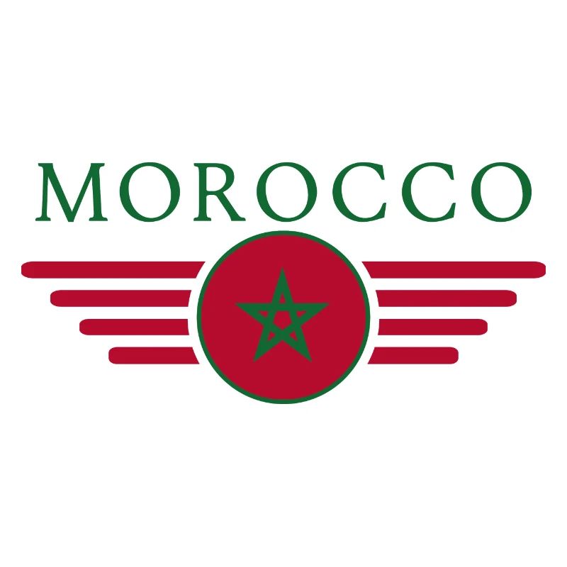 J’aime le Maroc, T-shirt design de style élégance