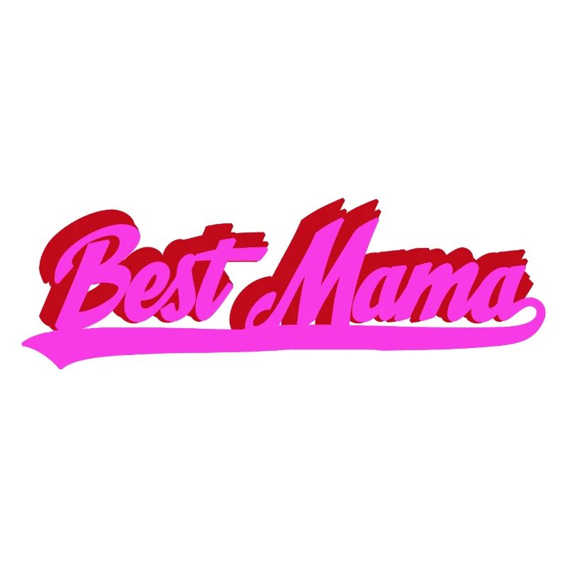 Best Mama Retro Bold Typography