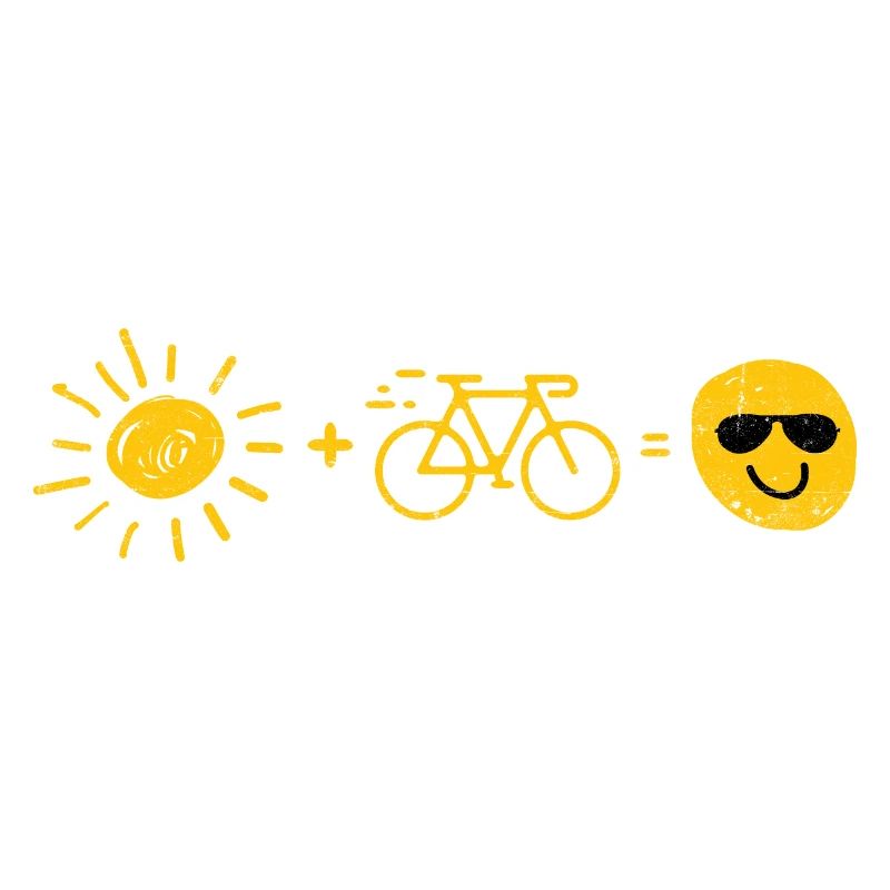 Sun and bicycle