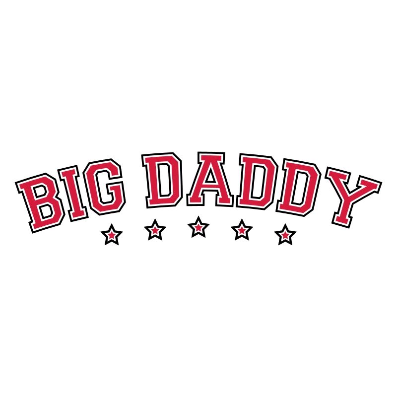 Father's day logo Big Daddy hero dad Vater