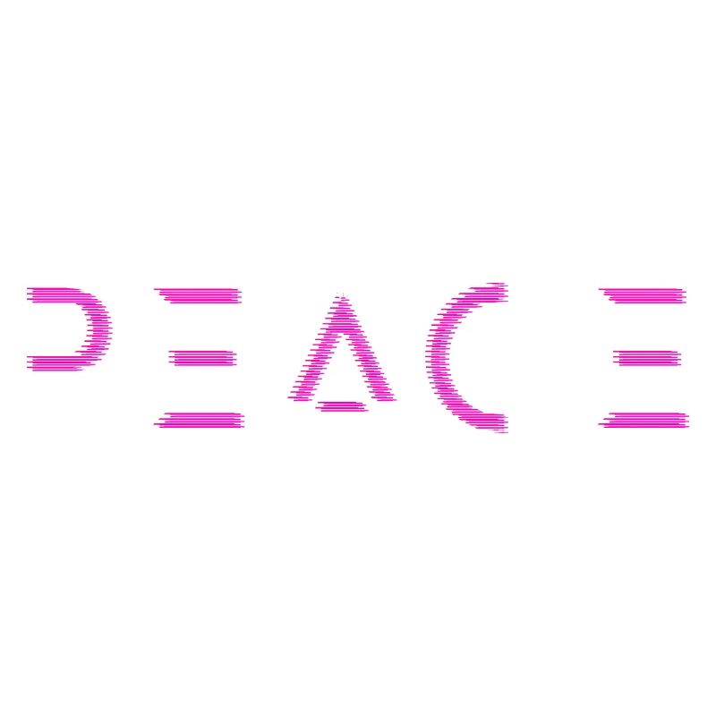 Peace for all - pink