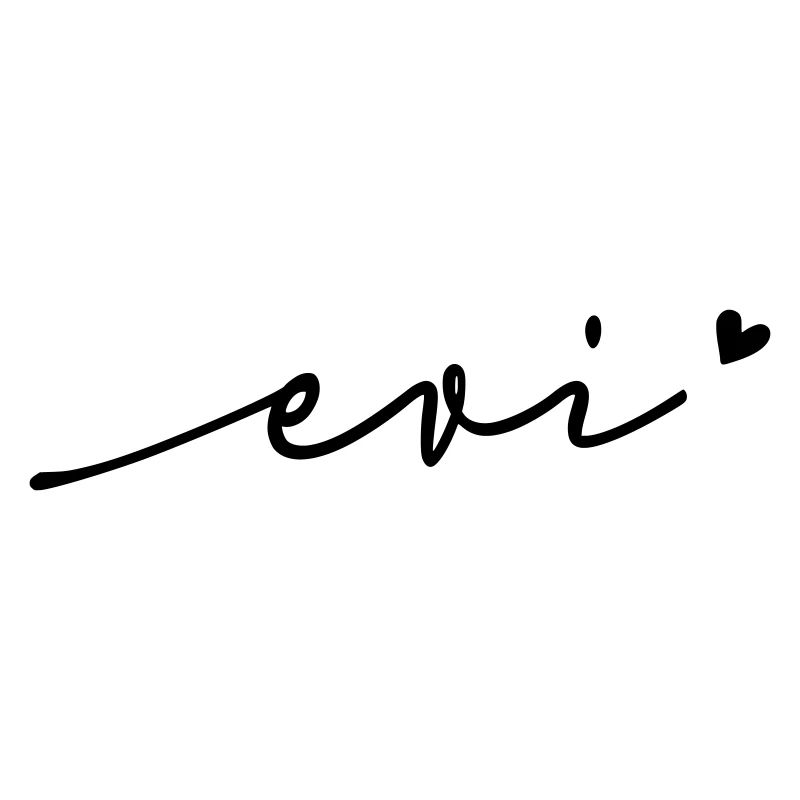 Nom cursif evi