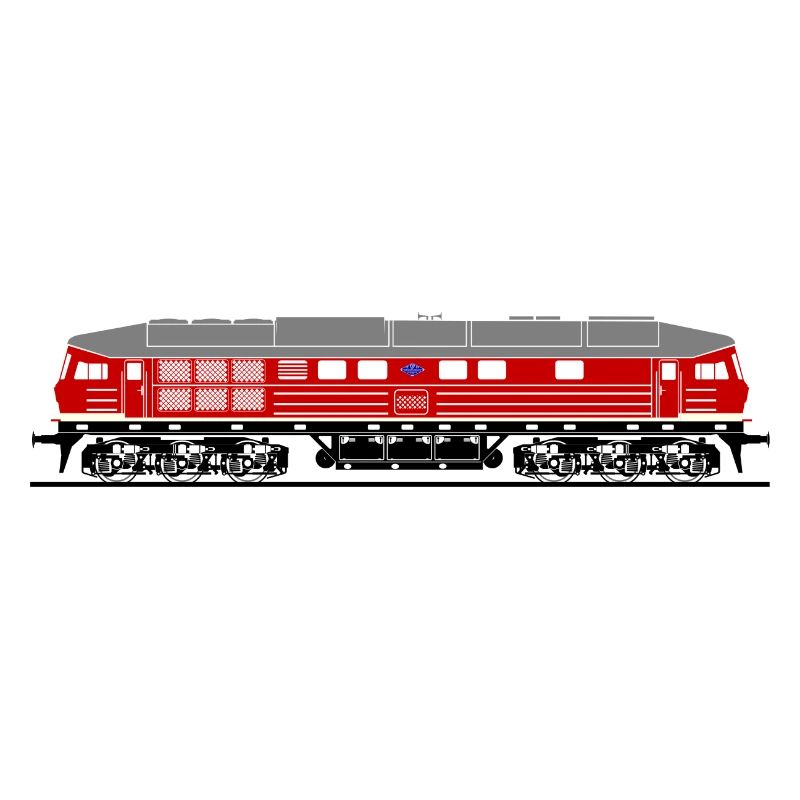 BR 130 Trafic latéral Rouge Rouge DR DB
