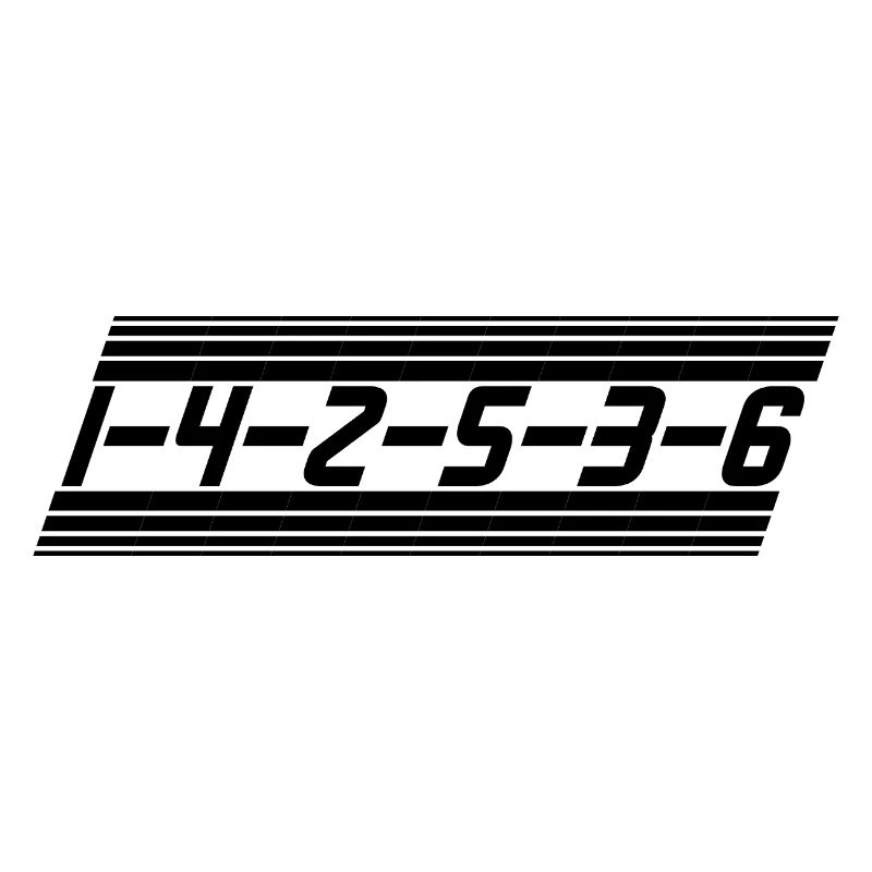 Séquence de tir V6 1-4-2-5-3-6