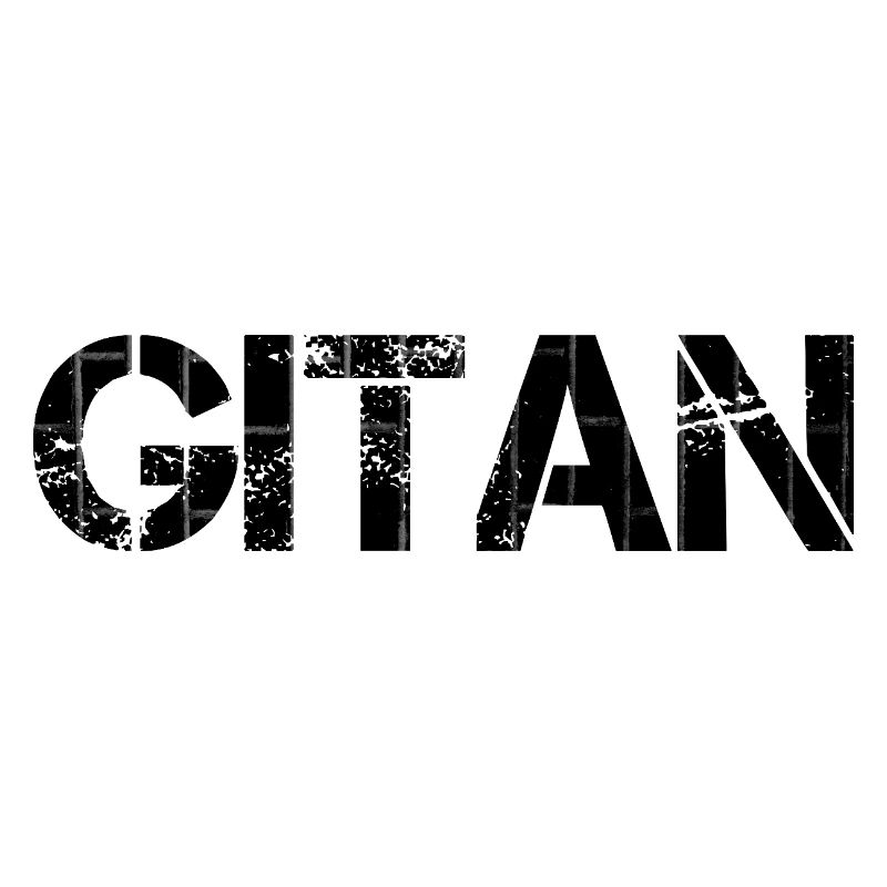 Gitan usé brique brun