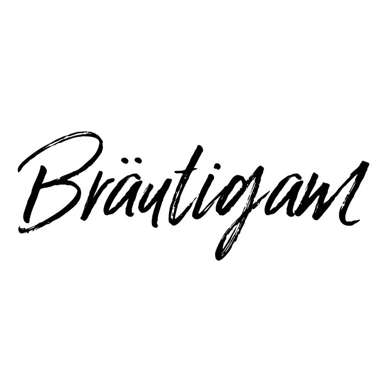 Bräutigam schwarz